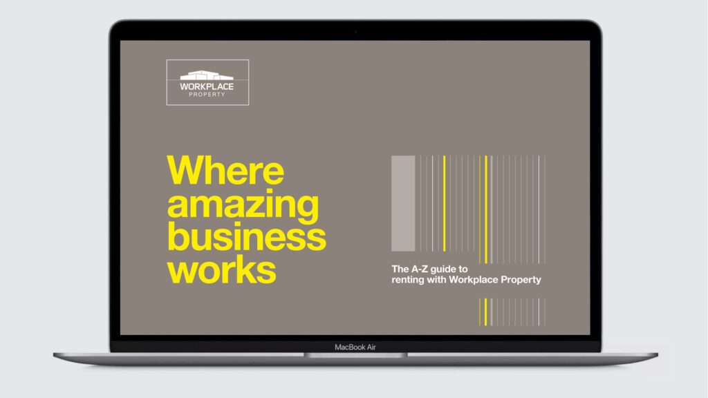 Digital brochure design for Workplace Property