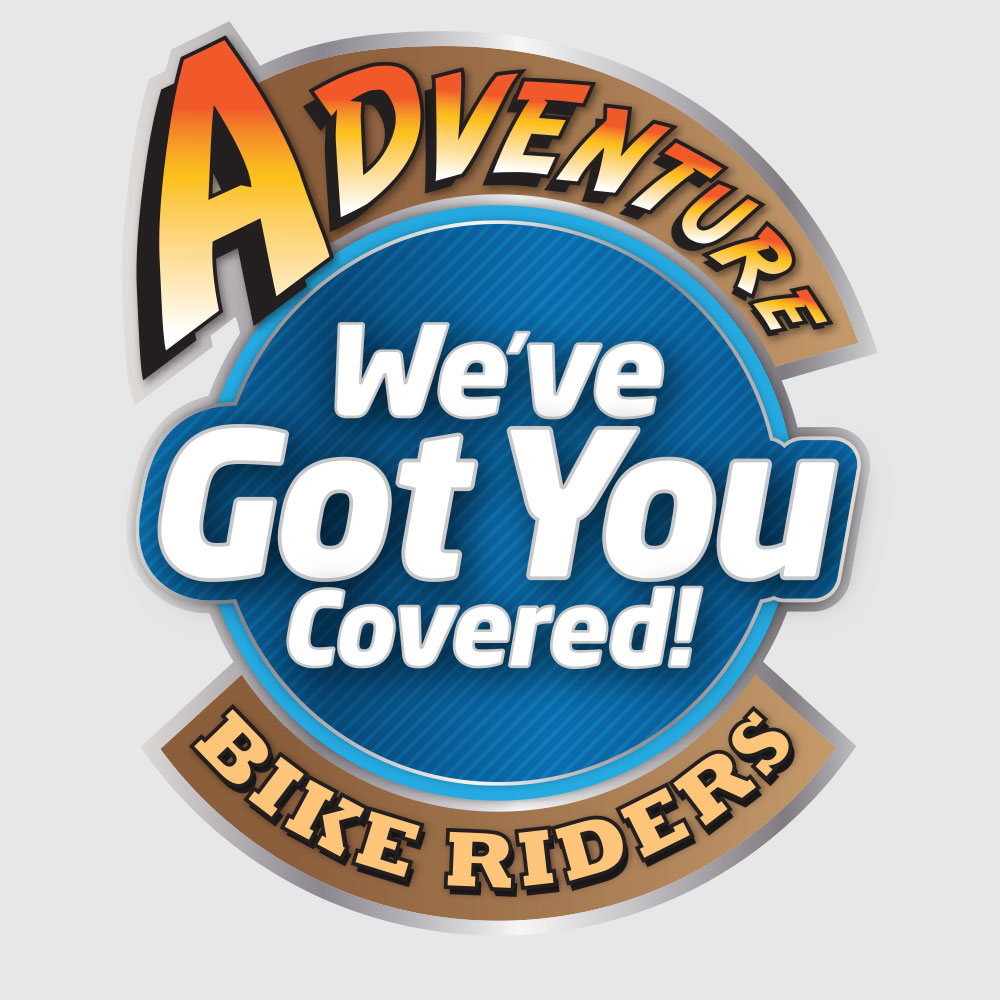 We've got you covered logo - adventure bike riders