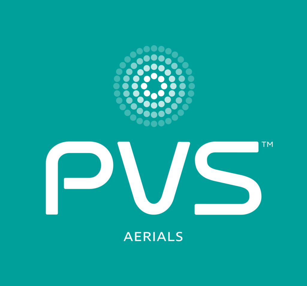 PVS Aerials Logo Design