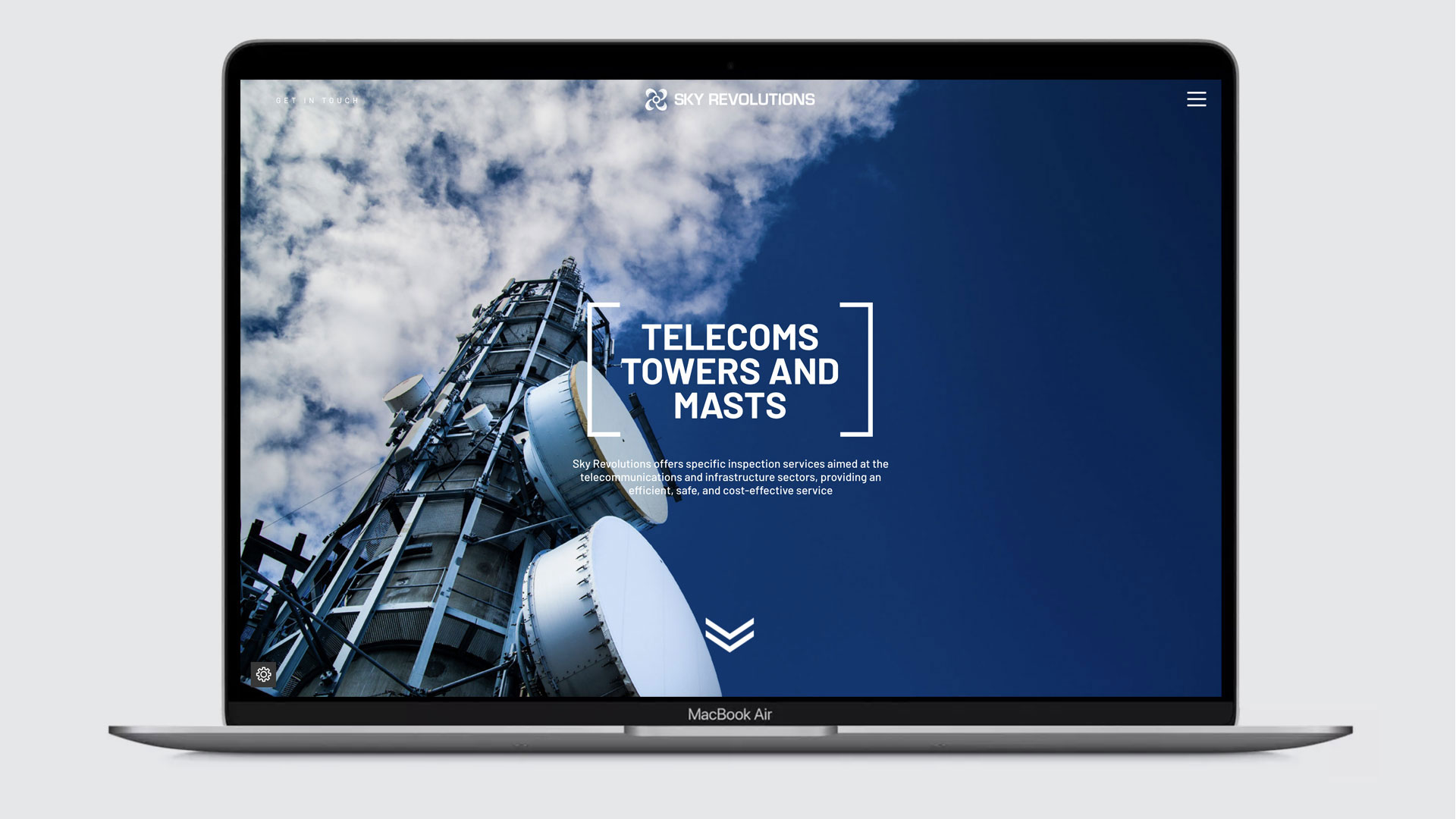 Web design for Sky Revolutions