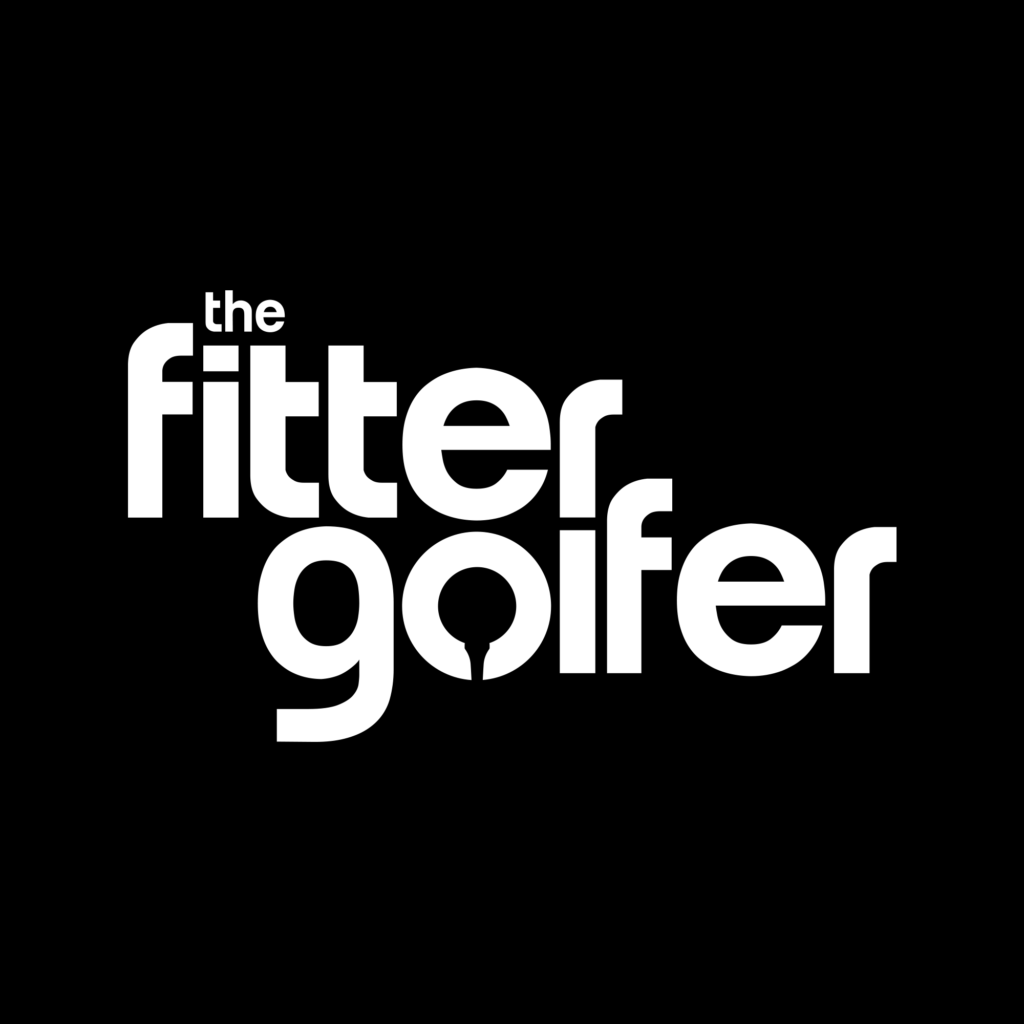 The Fitter Golfer logo design mono