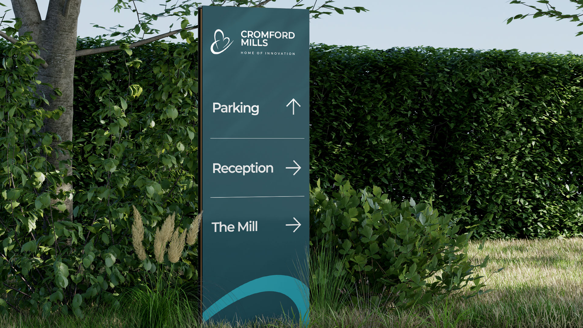 Cromford Mills Wayfinding design
