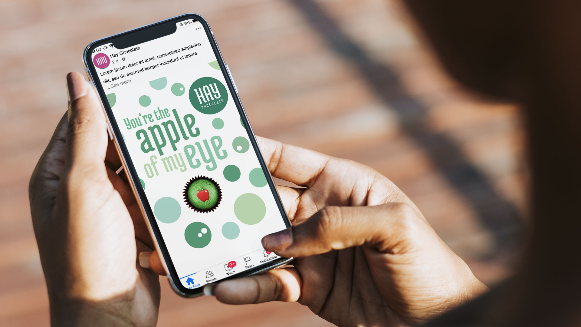 Hay Chocolate branding