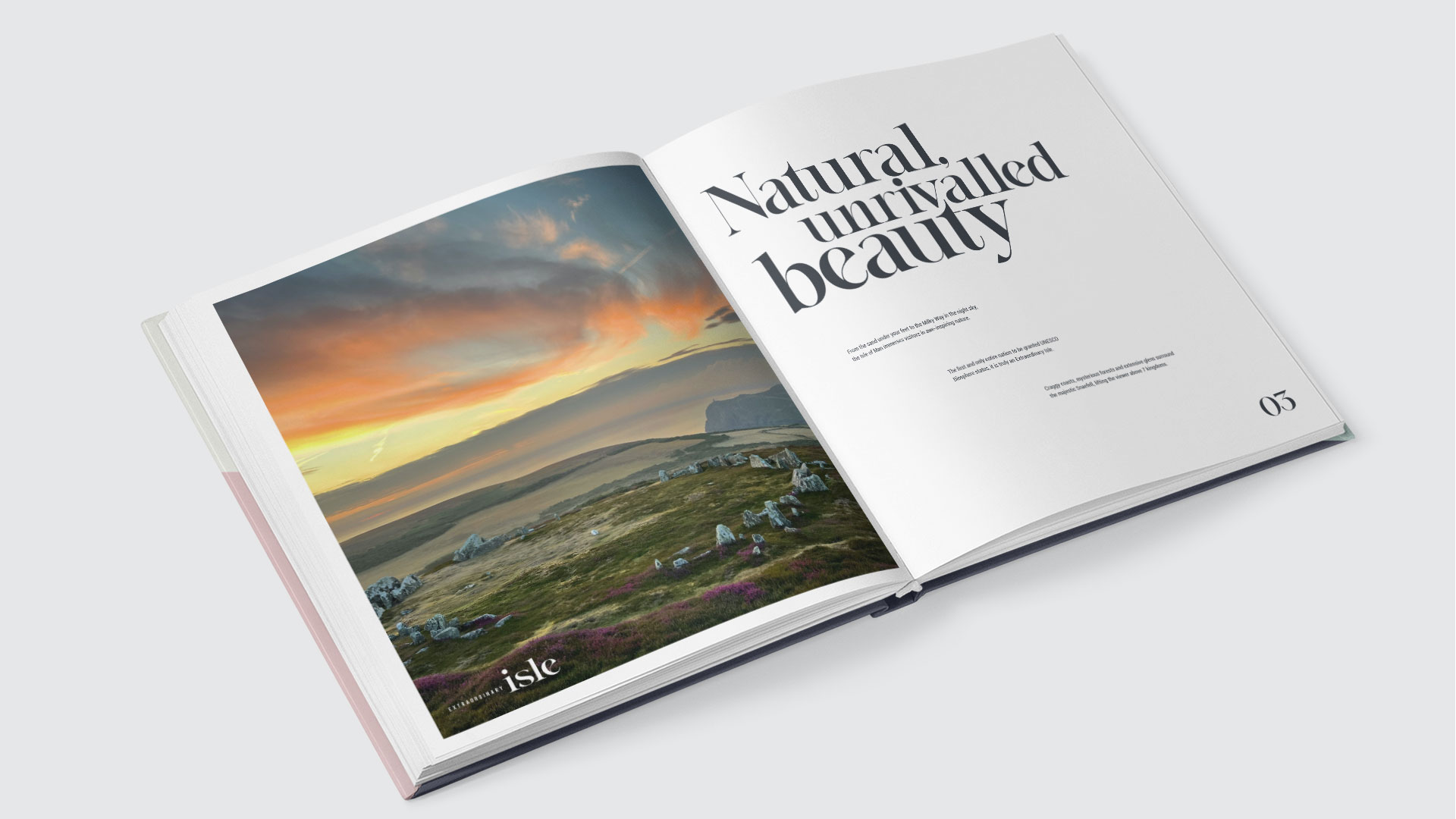 extraordinary isle book design