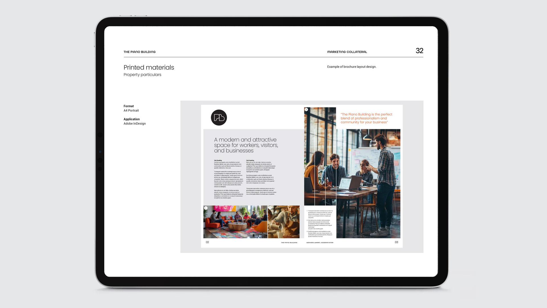 the piano building brand manual