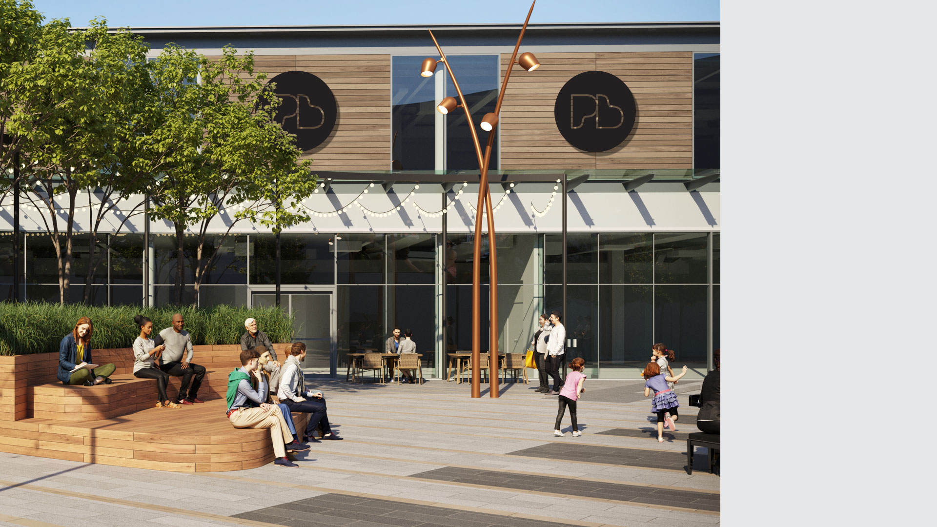 the piano building mockup