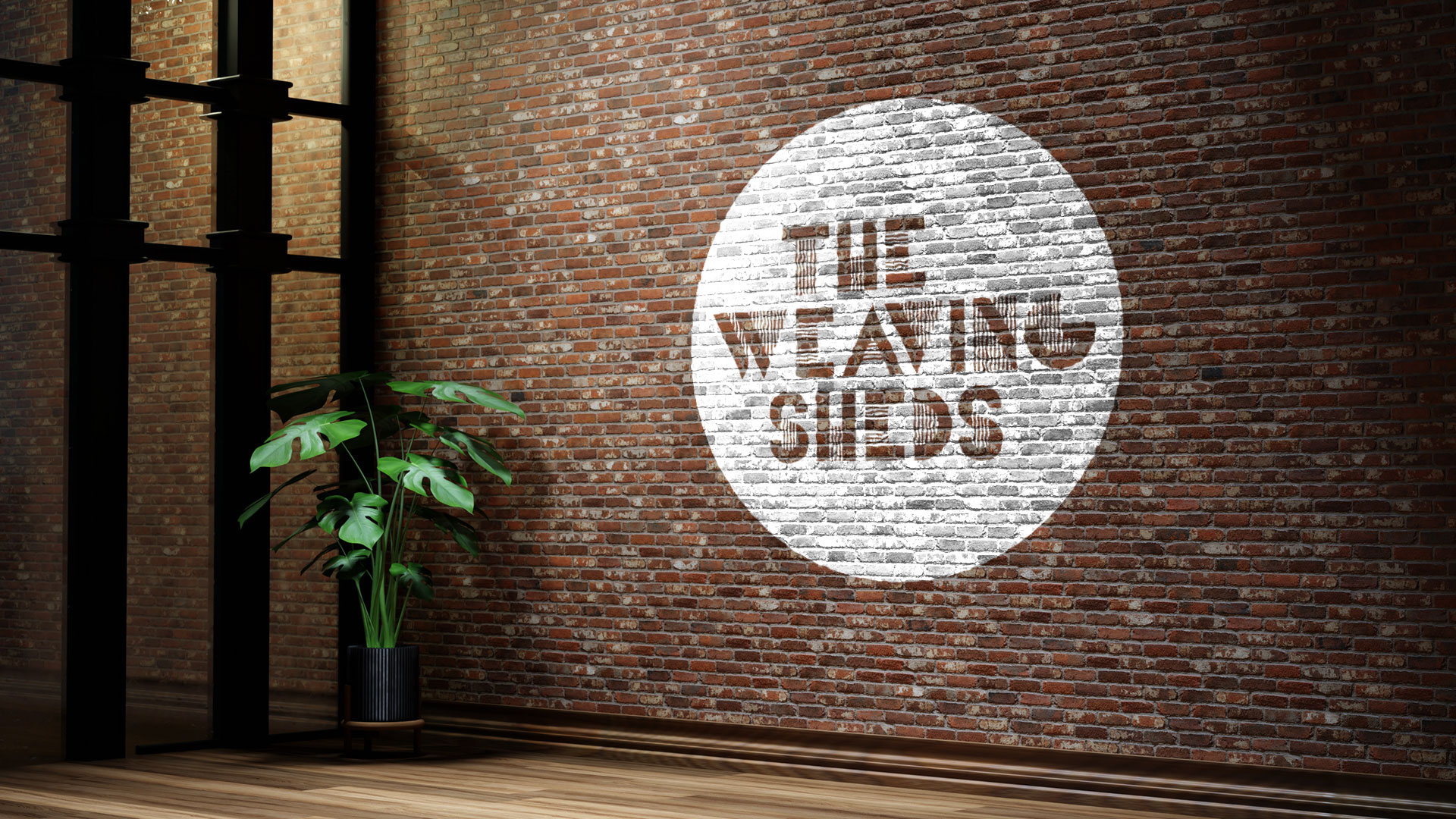 the weaving sheds wall print