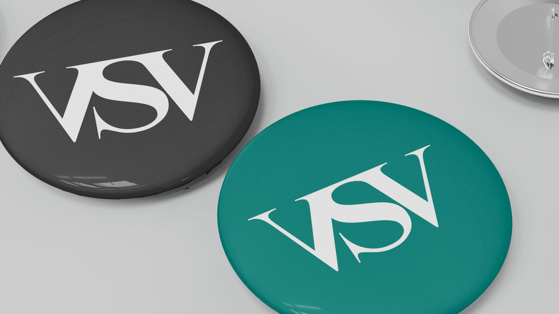 Visit Severn Valley pin badge branding